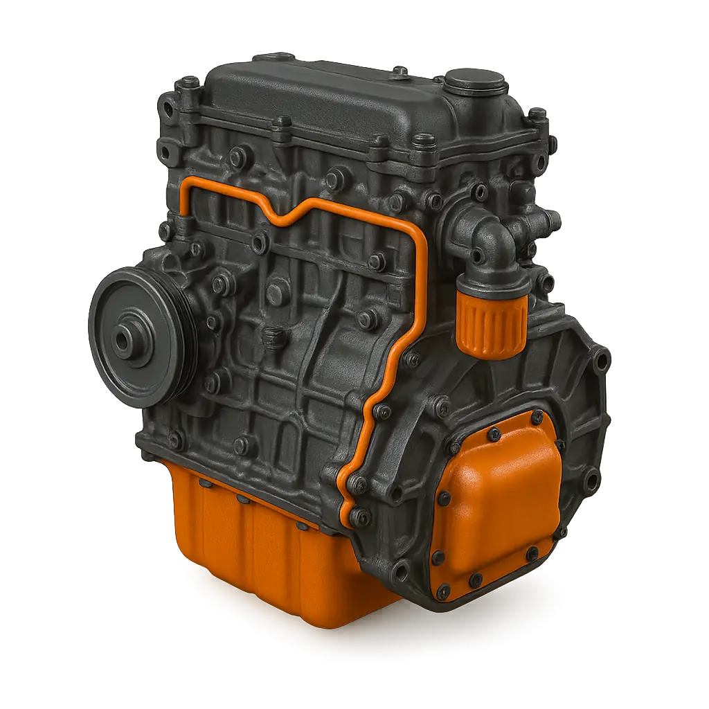 Двигатель и система смазки